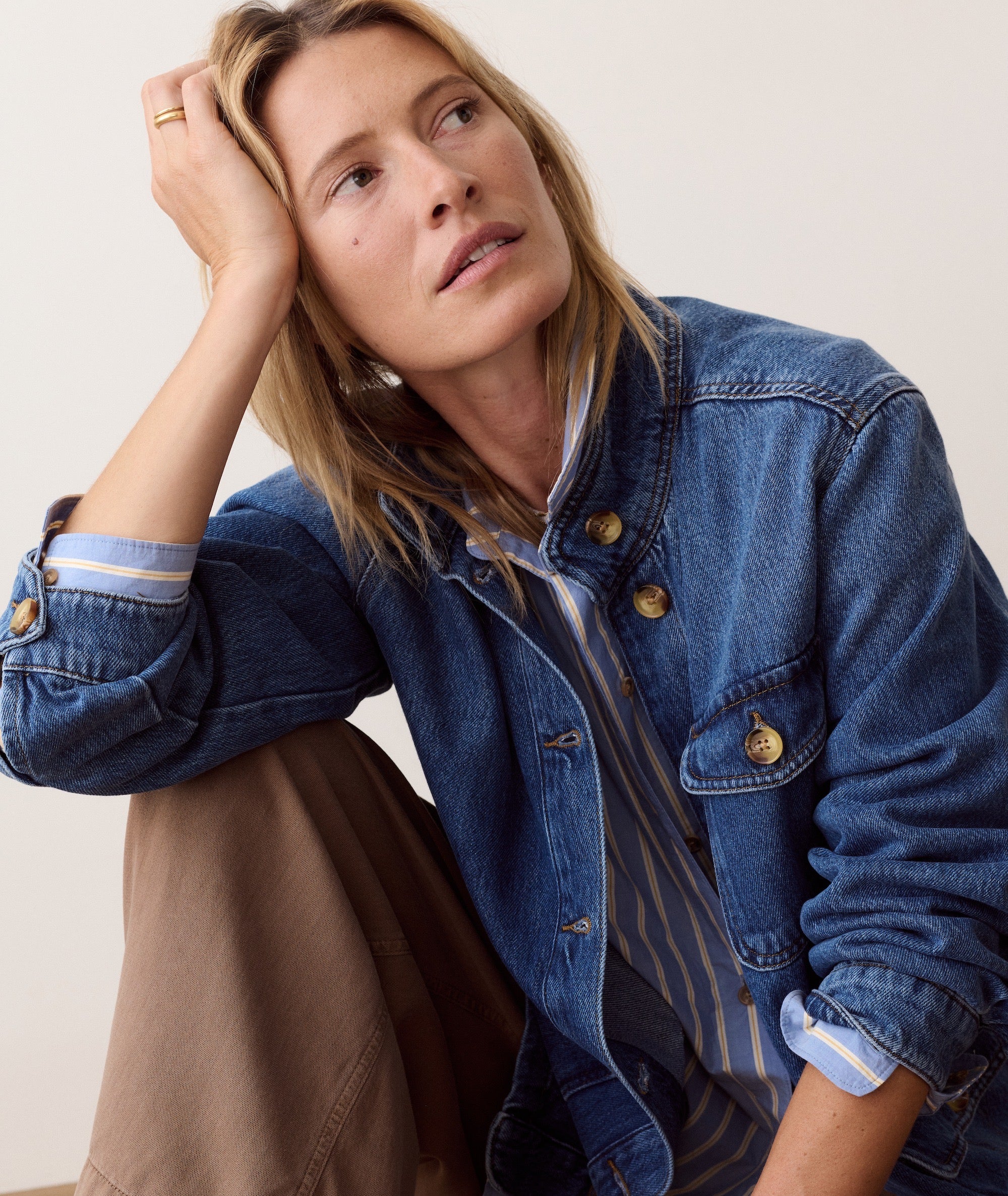 Blake Denim Utility Jacket - Image 2