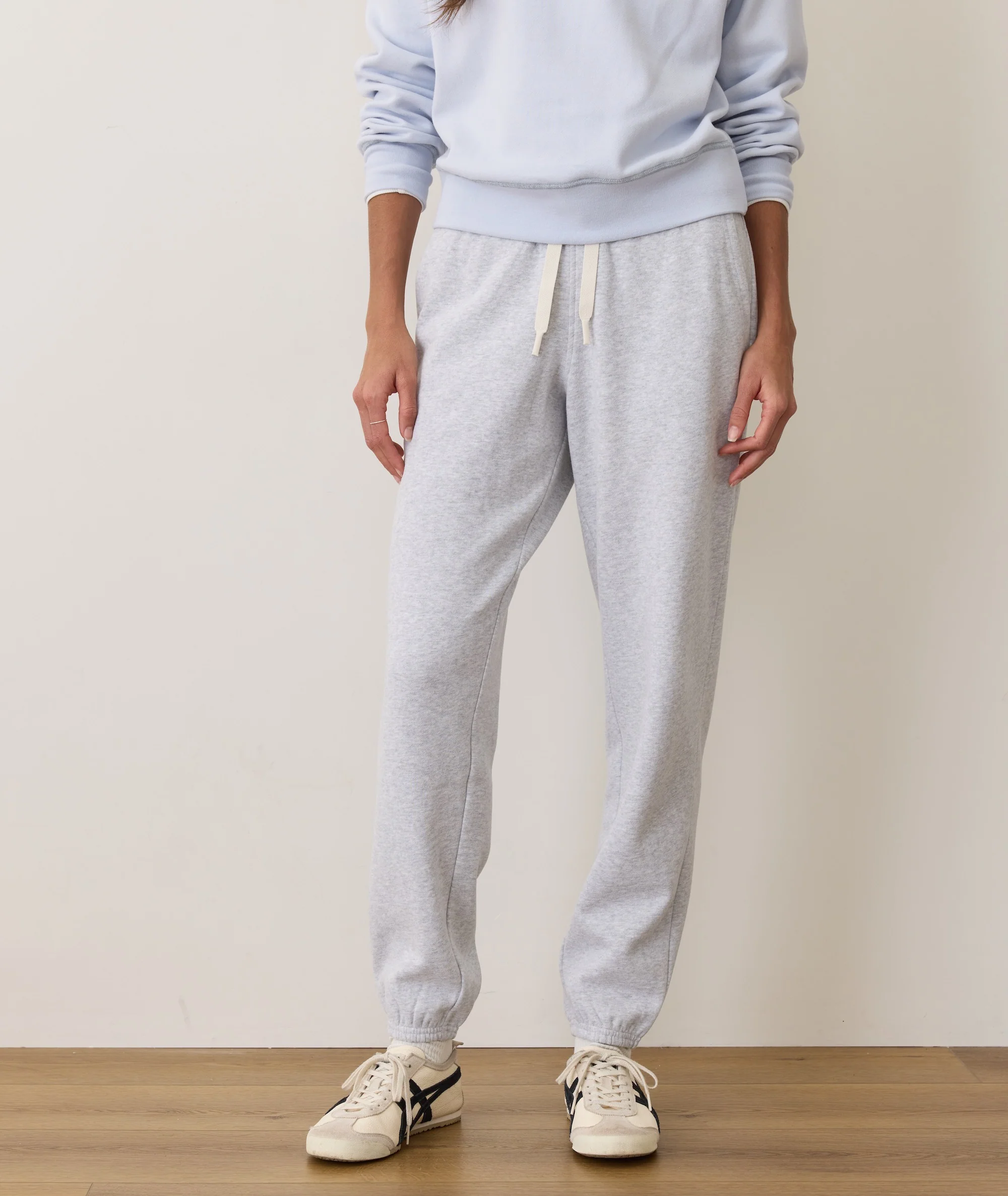 Women's Cloud 9 Fleece Sweatpant in Light Heather Grey - Image 3