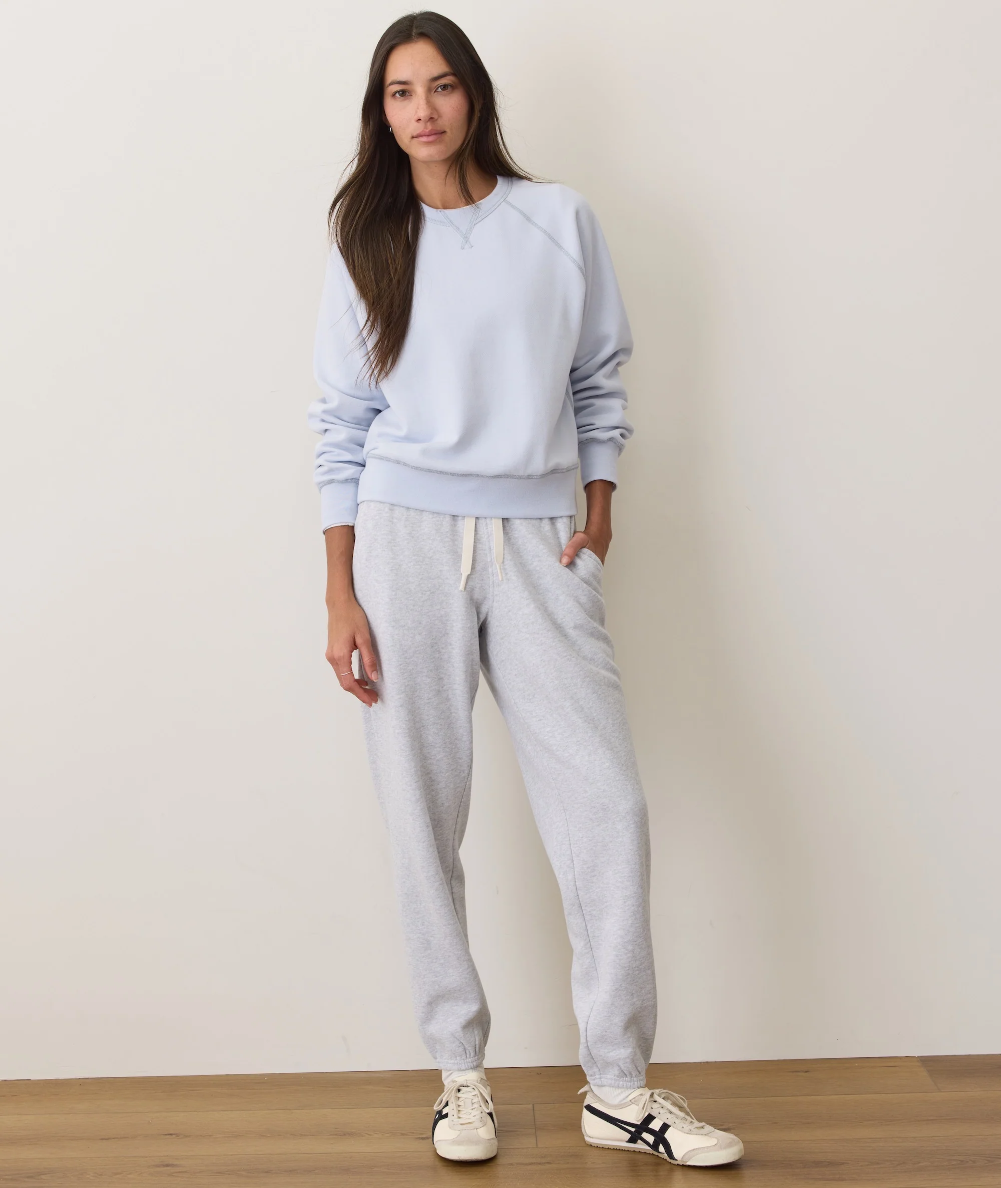 Women's Cloud 9 Fleece Sweatpant in Light Heather Grey - Image 8