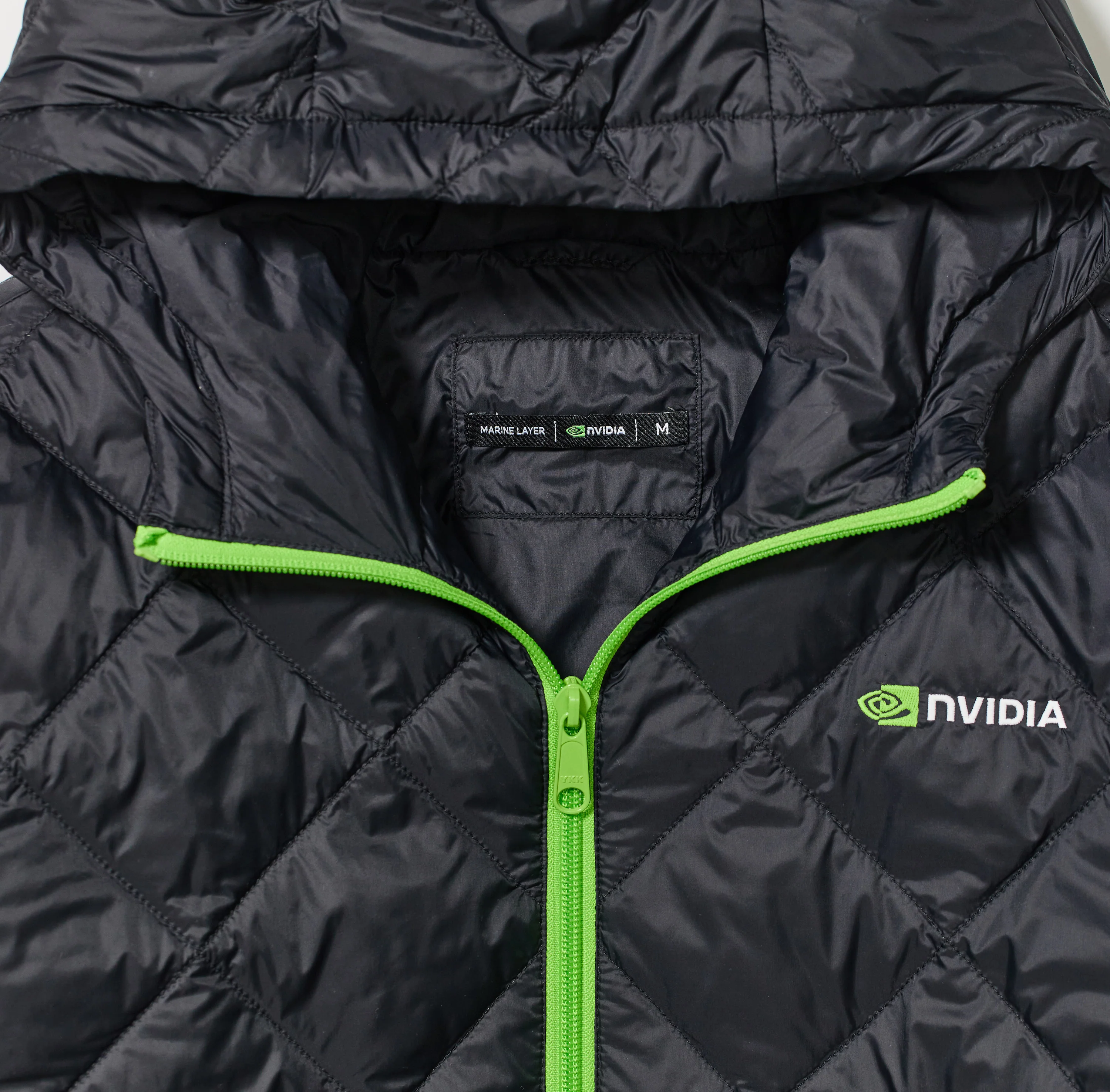 Custom Cut & Sew Diamond Quilted Puffer - Image 7