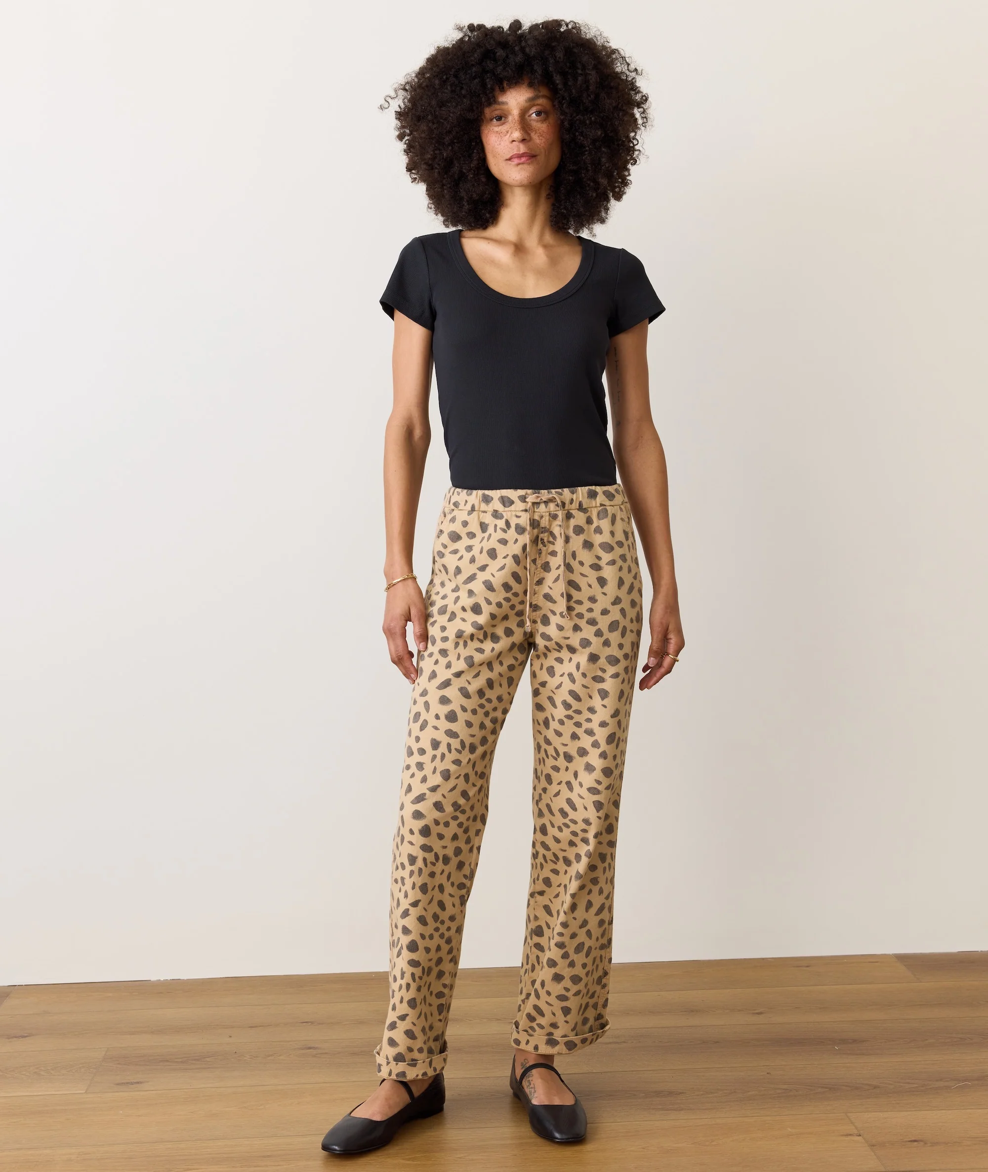 Denim Drawstring Pant