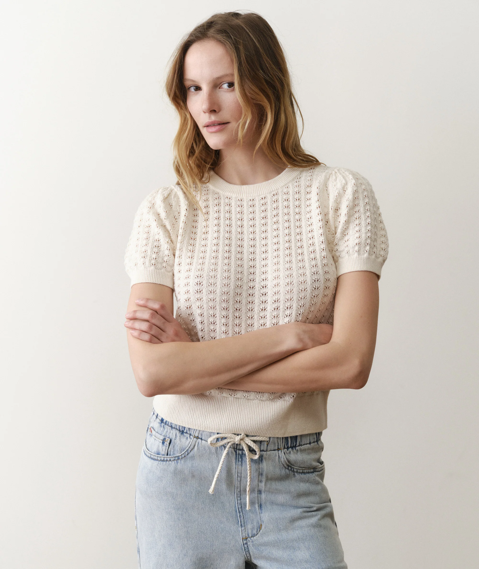 Ellie Puff Sleeve Sweater - Image 2