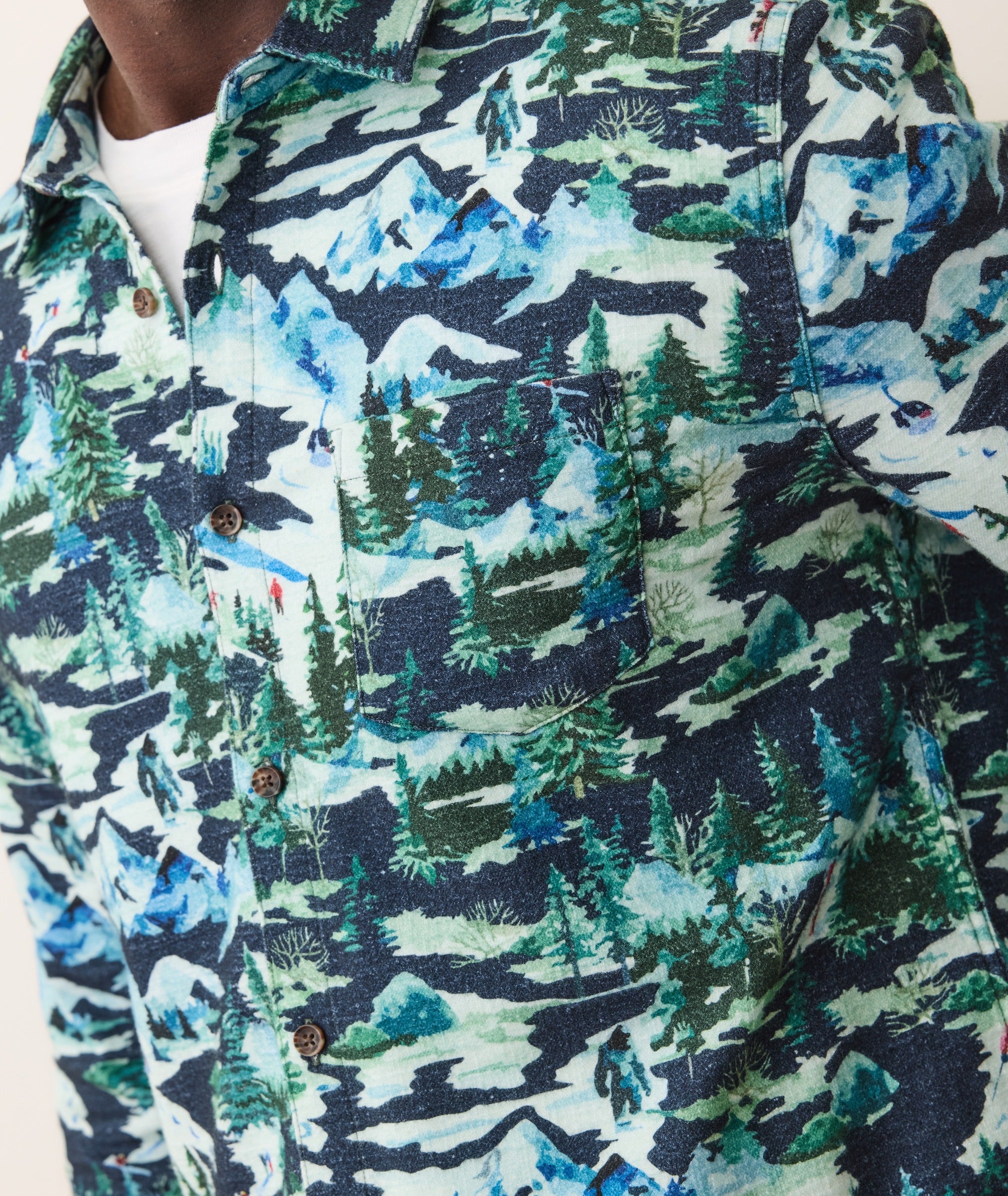 Tahoe Fresh Tracks Flannel Shirt - Image 4