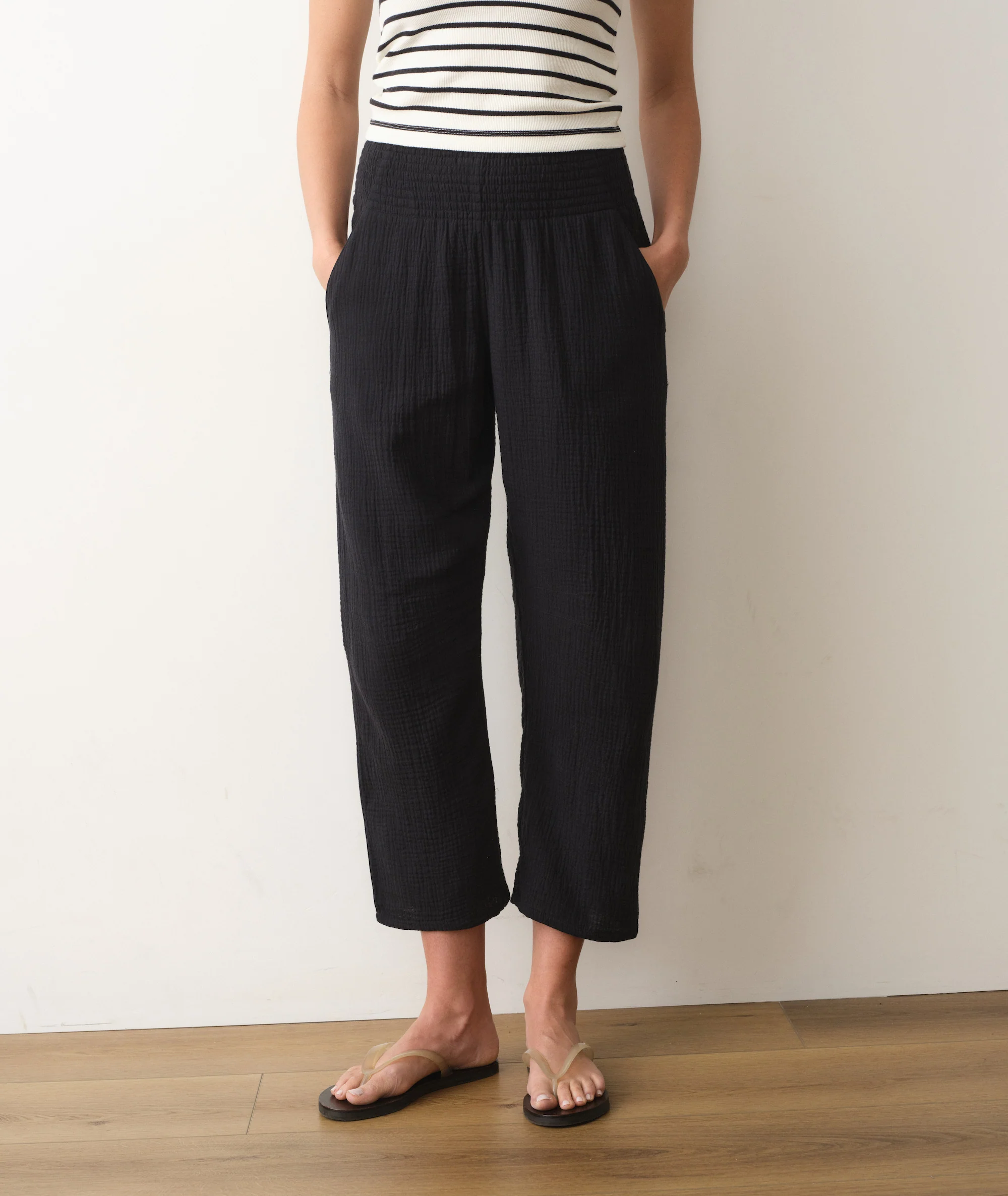 Georgia Double Cloth Barrel Pant - Image 2