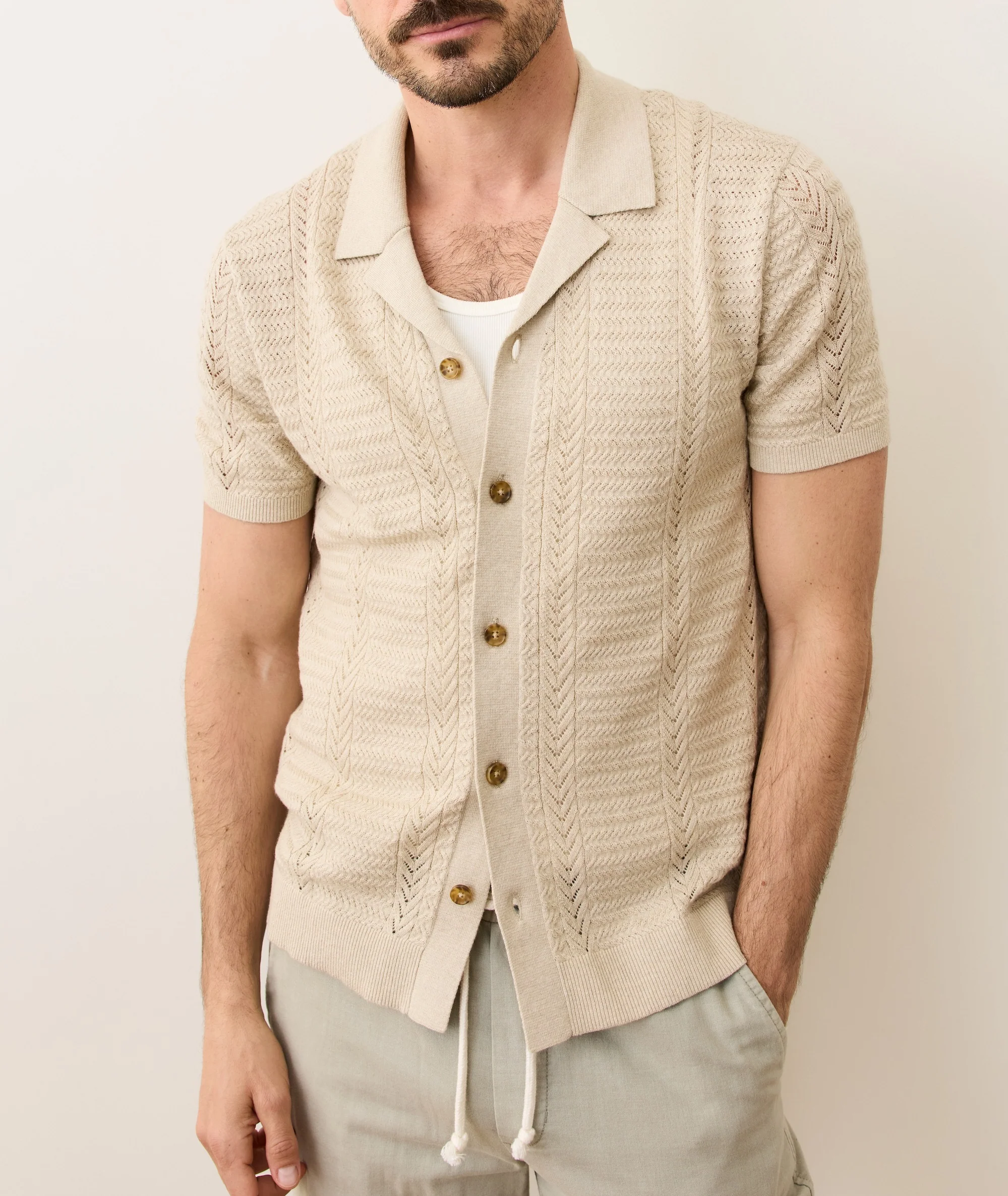 Jaden Sweater Resort Shirt - Image 2