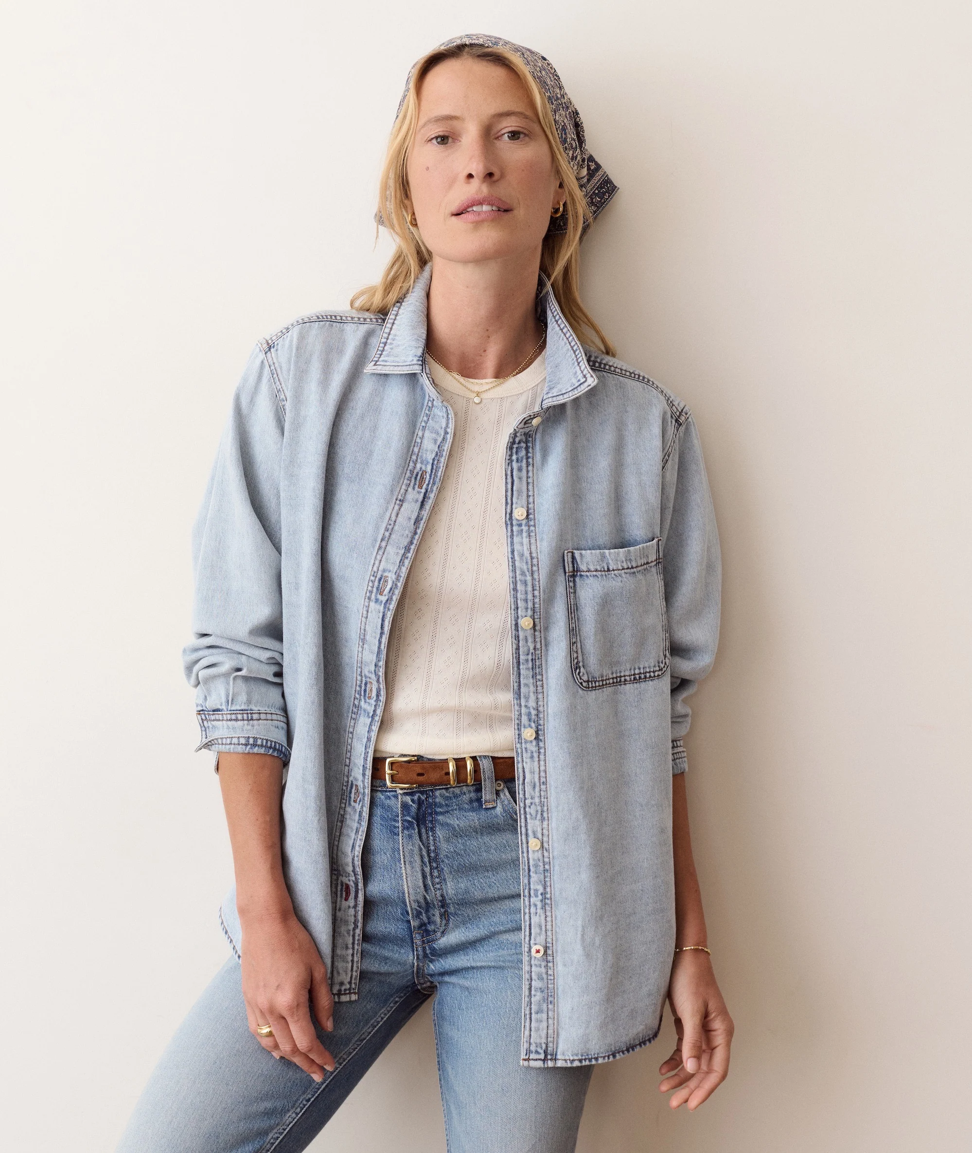 Jane Relaxed Denim Shirt - Image 4