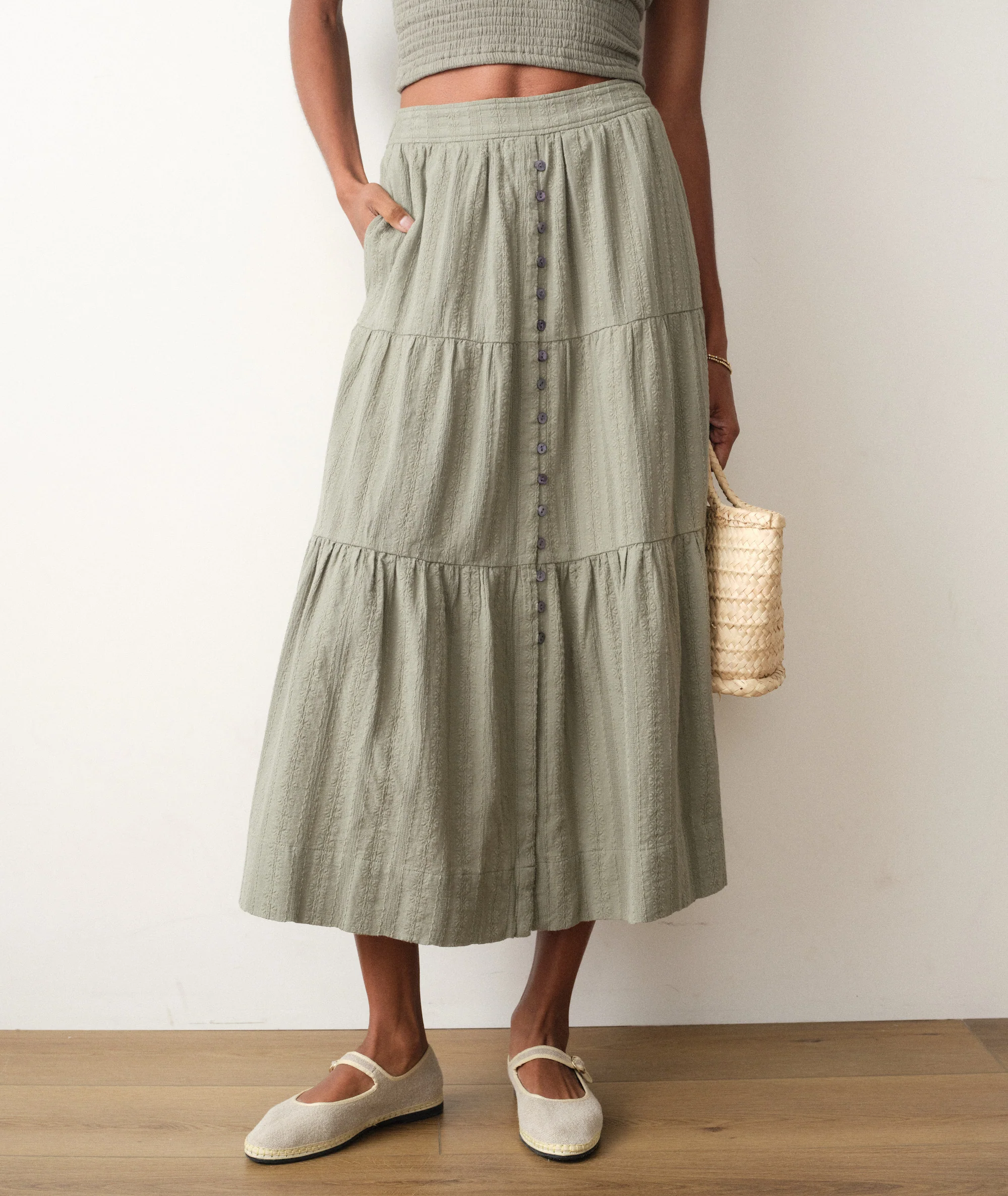 Lana Button-Through Skirt - Image 2