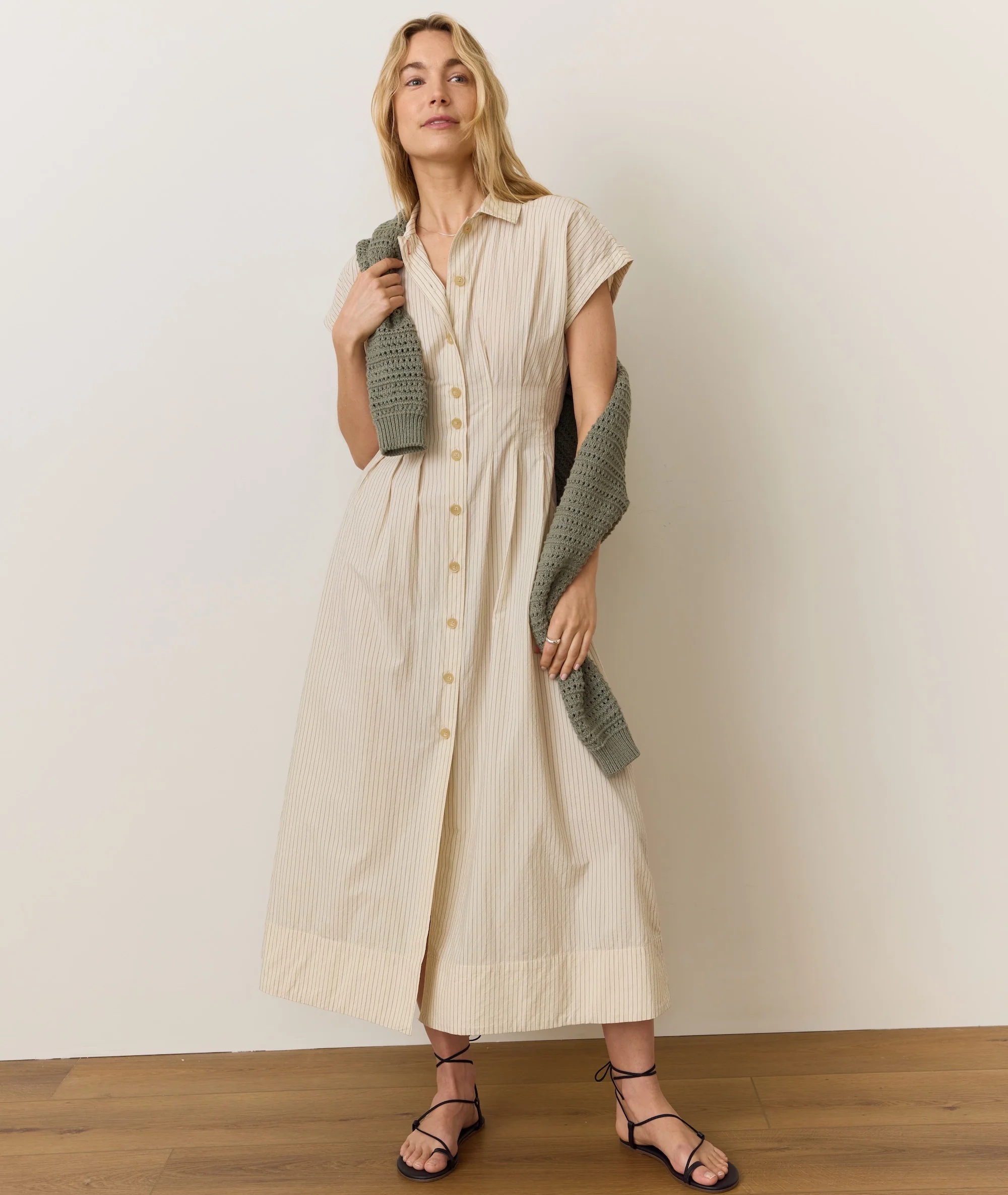 Arden Midi Shirt Dress