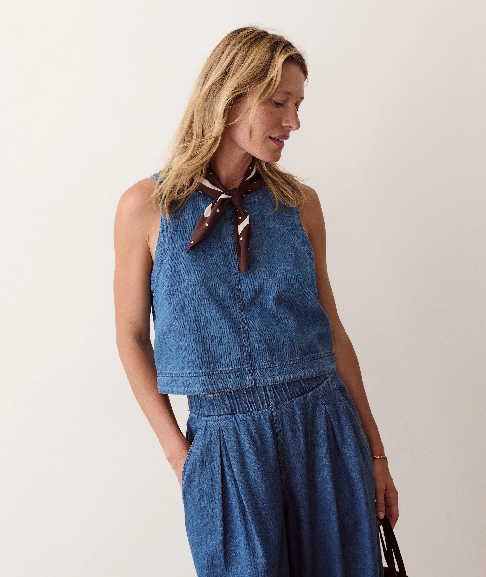 Quinn Denim Tank - Image 2
