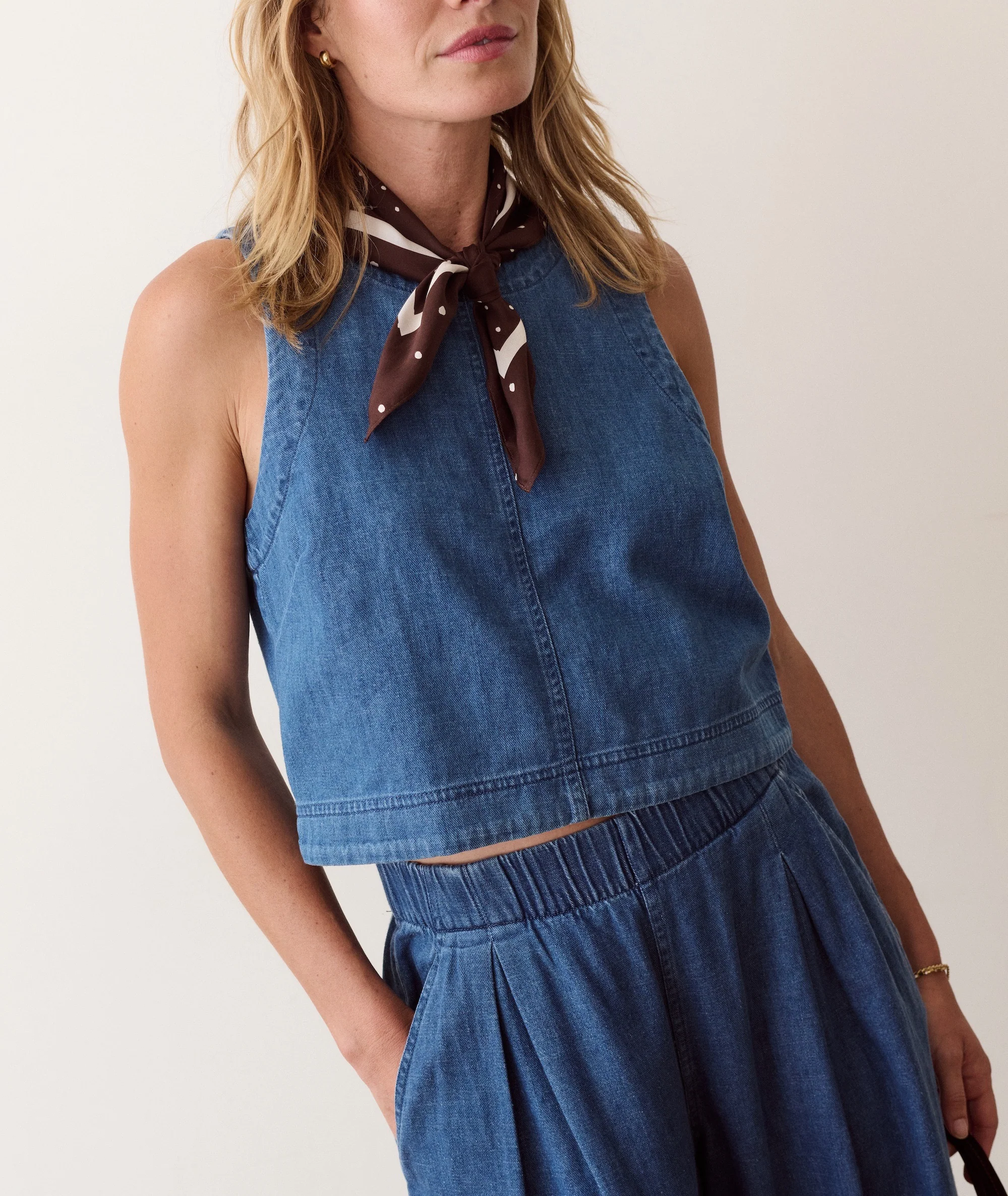 Quinn Denim Tank - Image 3