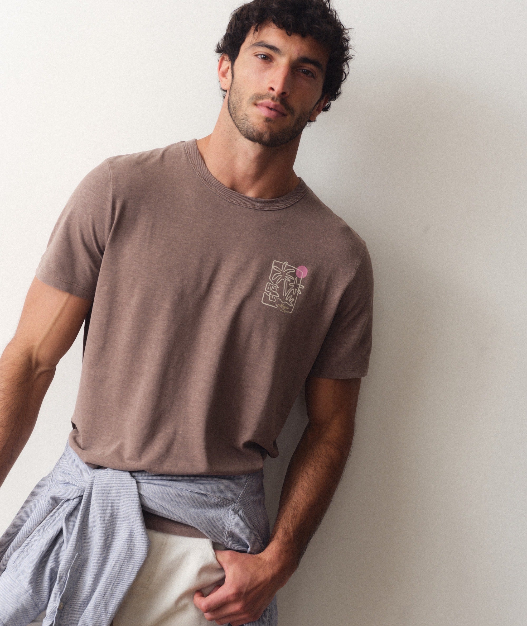 Hemp Cotton Relaxed Graphic Tee - Image 2