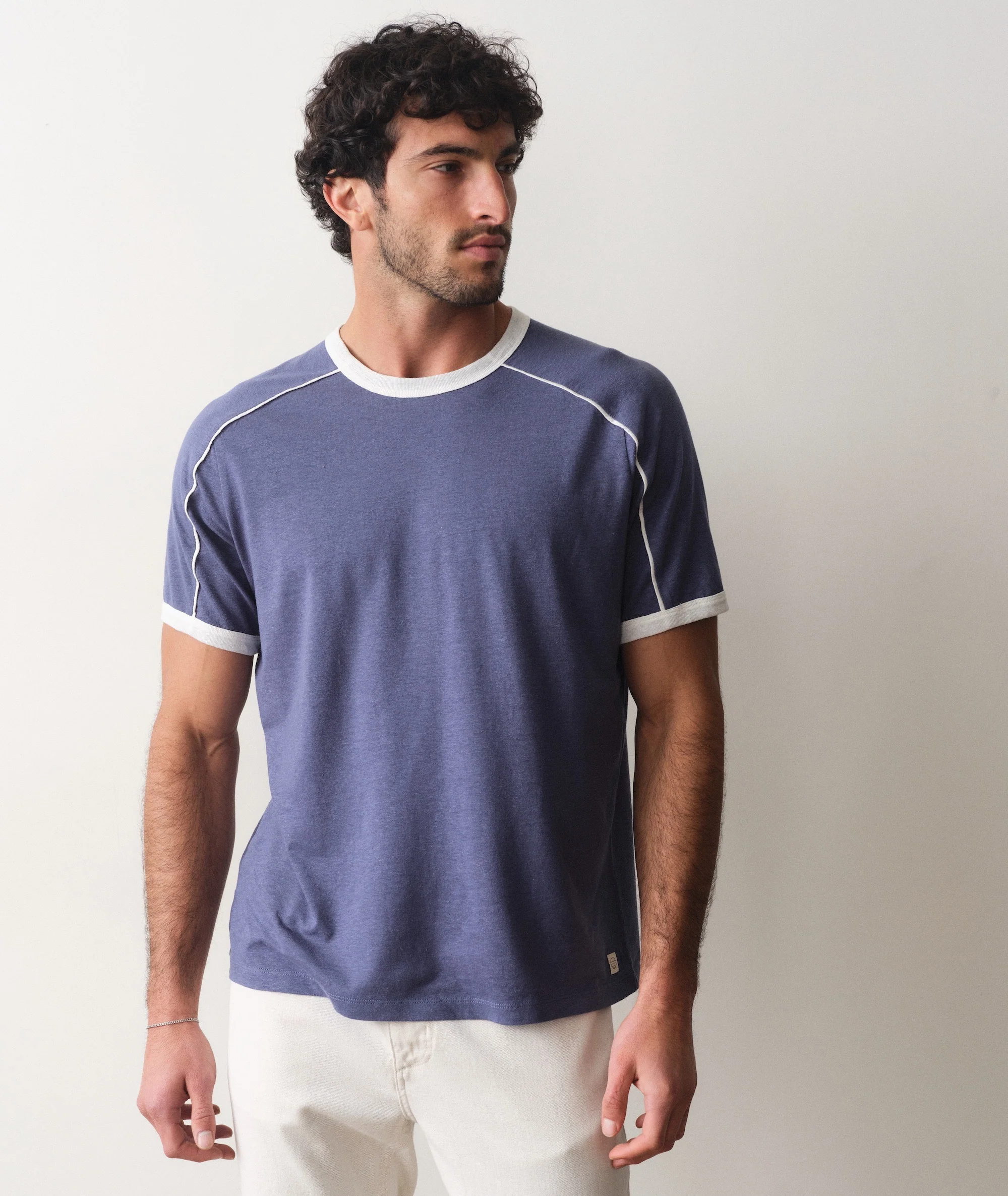 Hemp Relaxed Ringer Tee - Image 2