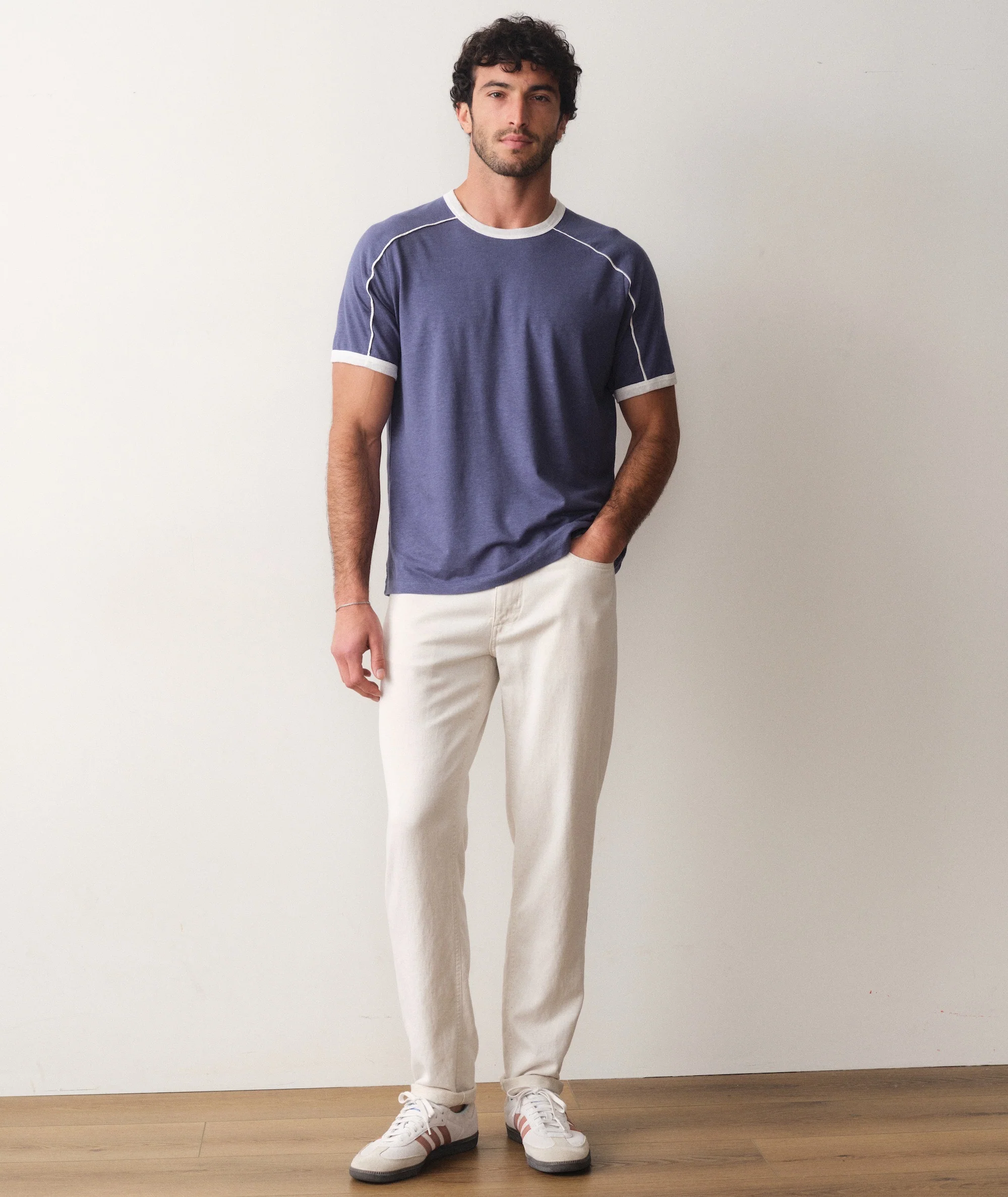 Hemp Relaxed Ringer Tee - Image 4