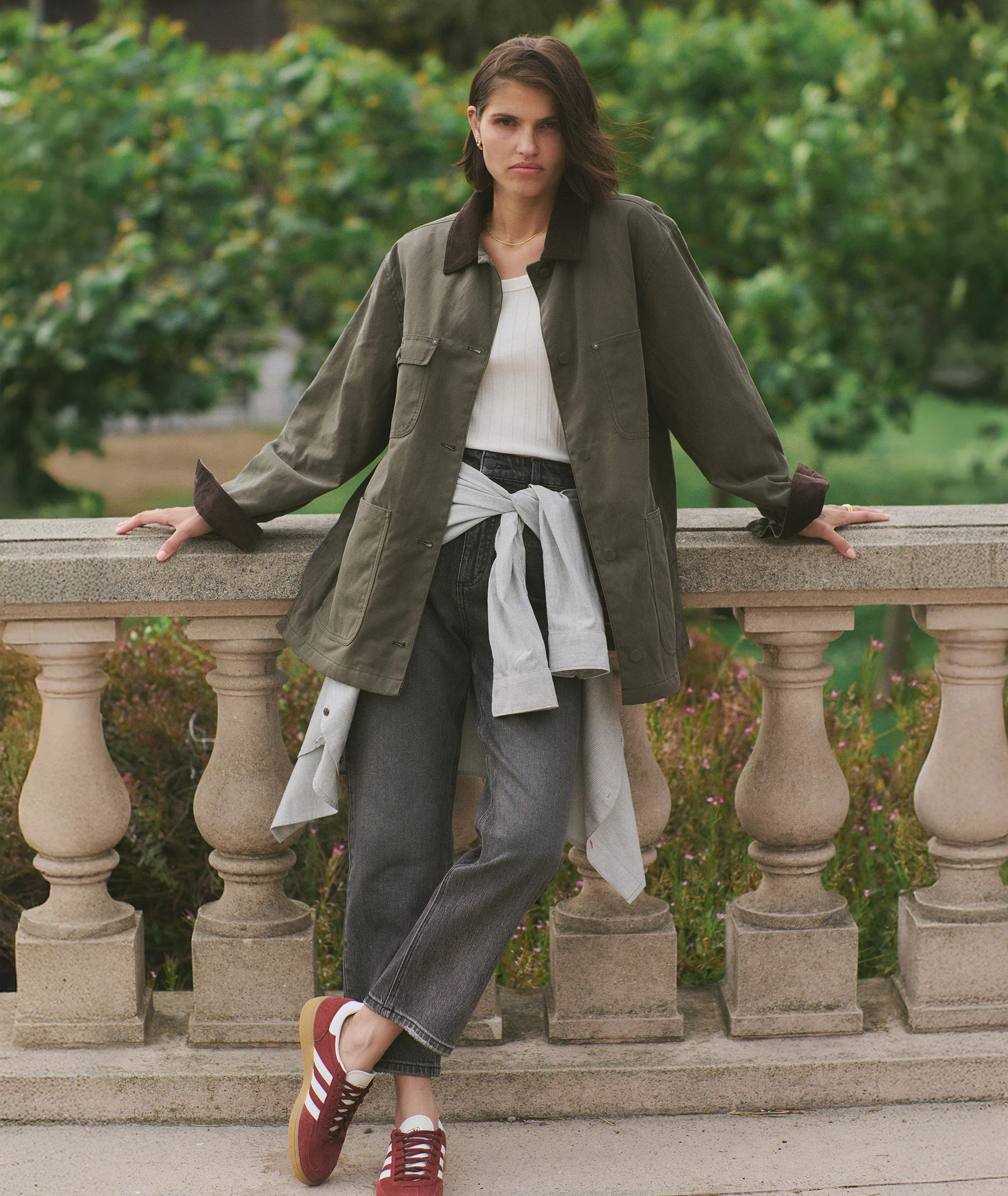 Riley Waxed Barn Jacket - Image 3
