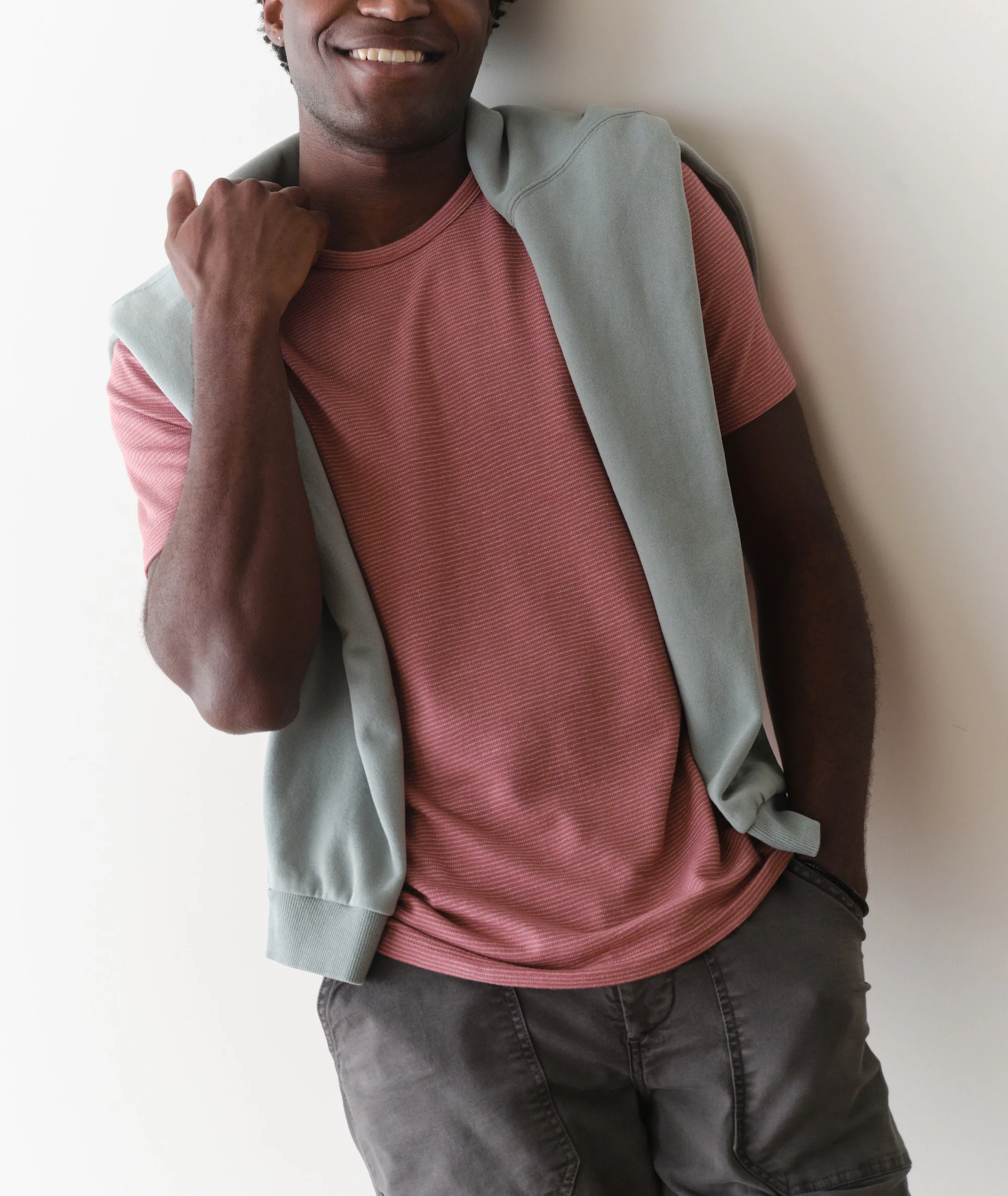 Signature Jacquard Crew Tee - Image 2