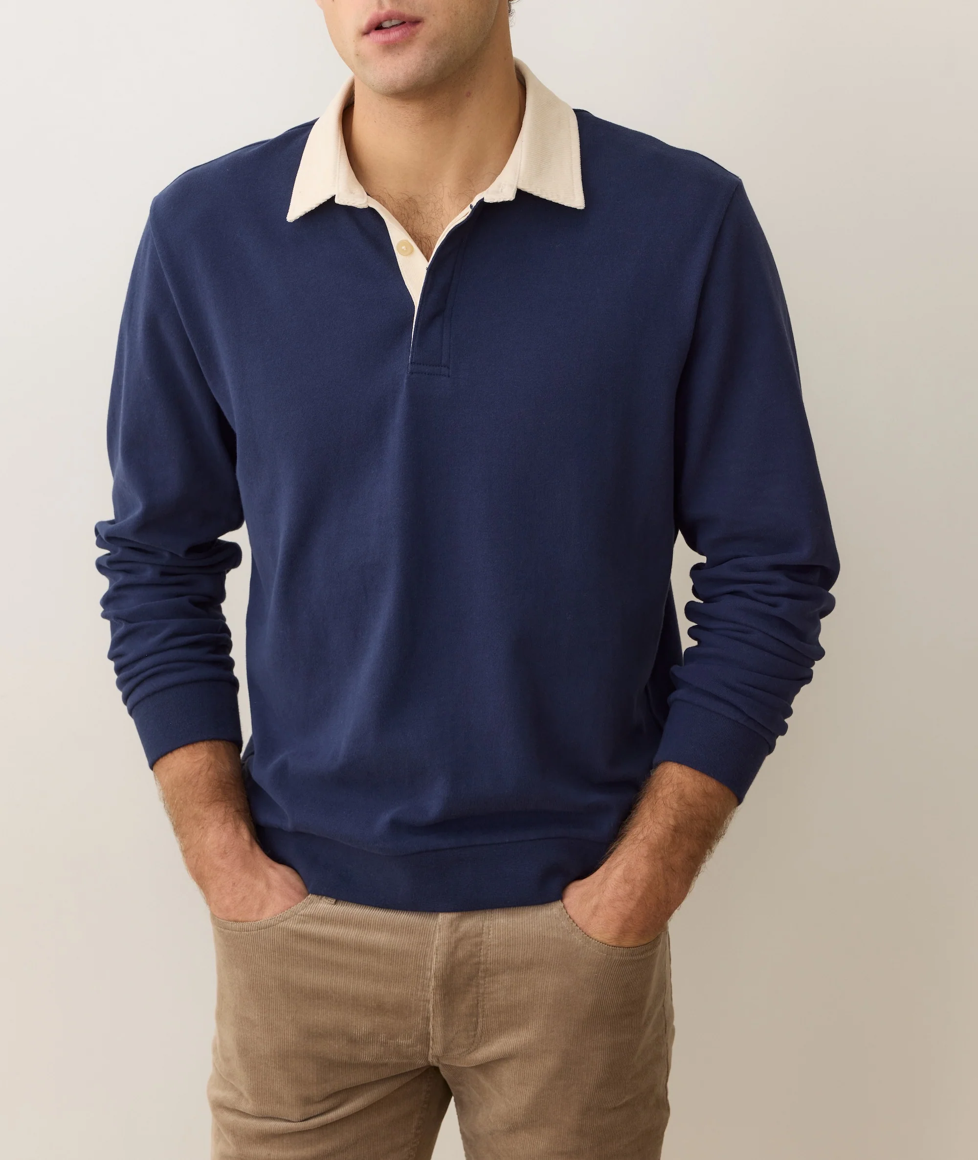 Sueded Rugby Polo - Image 2