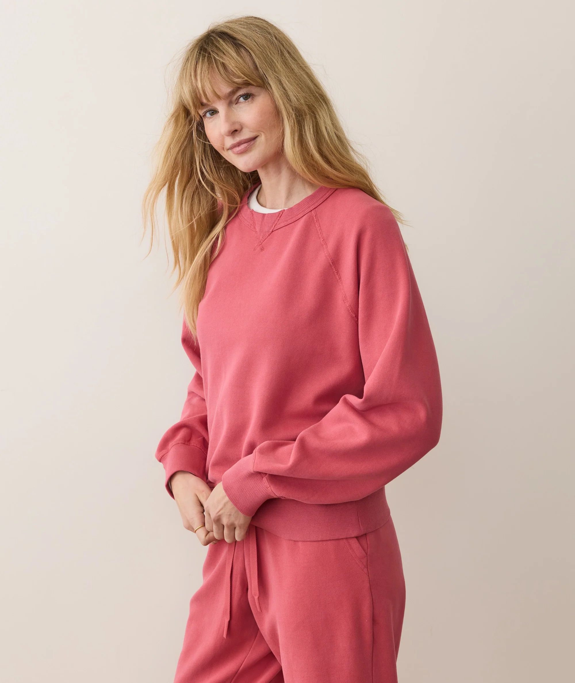 Women's Cloud 9 Fleece Sweatshirt in Baked Apple - Image 2